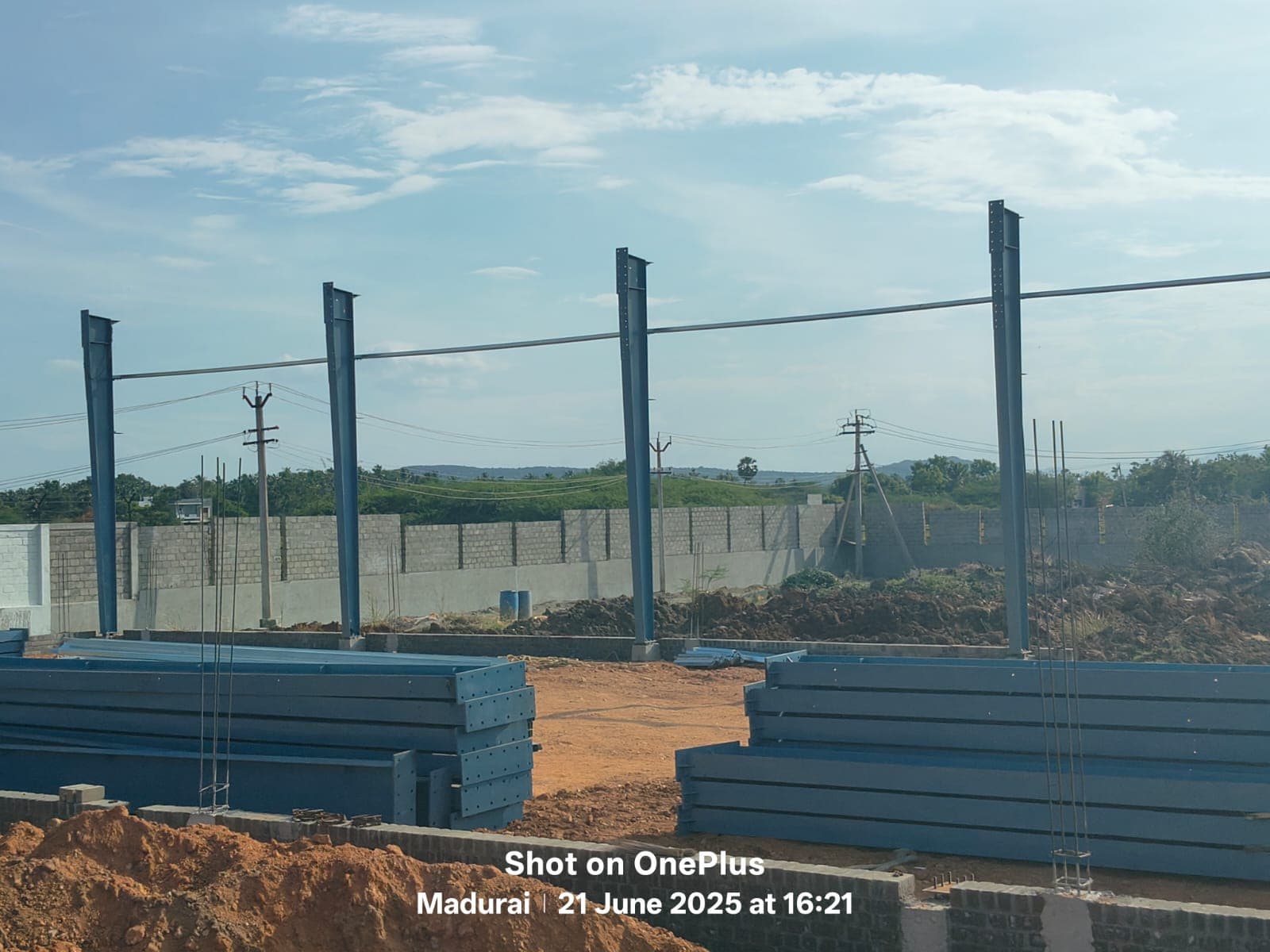PEB Construction - Exterior view